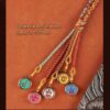 Himalayan Guardian: Hand-Painted Miniature Thangka of Five Wealth Deities Car Charm
