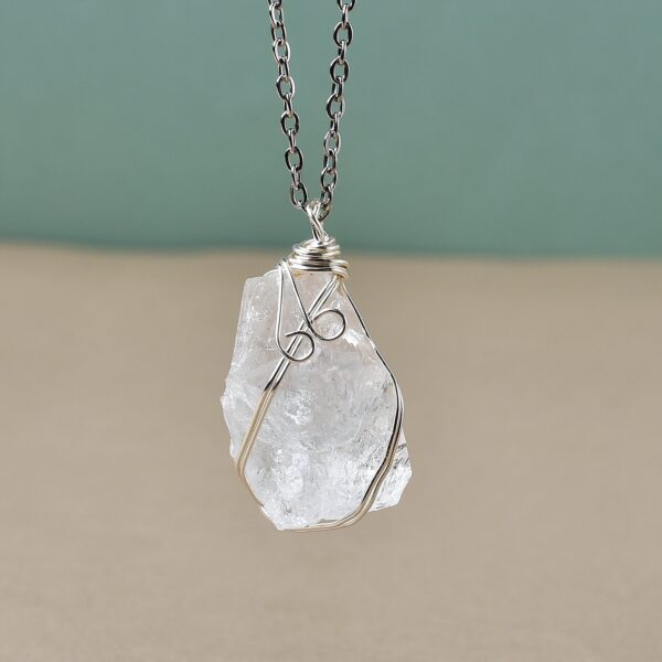The Himalayan Palette | 8-Piece Handcrafted Raw Crystal Necklace Collection – Authentic Tibetan-Inspired Artisan Set