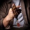 Authentic Tibetan Natural Goat Horn 108 Mala Beads - Spiritual Mala Necklace & Bracelet for Daily Presence