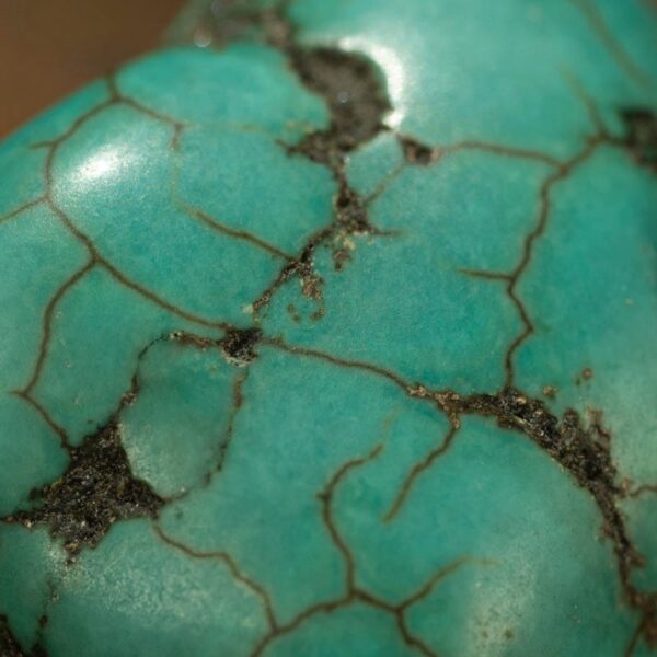 [Echoes of Time] Antique Tibetan Raw Turquoise Pendant | A Himalayan Guardian of Serenity