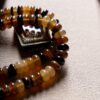 Authentic Tibetan Natural Goat Horn 108 Mala Beads - Spiritual Mala Necklace & Bracelet for Daily Presence