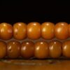 Qing Dynasty Antique Tibetan 108 Mala Beads | Aged Jade-Like Heritage Bracelet | Himalayan Spiritual Adornment