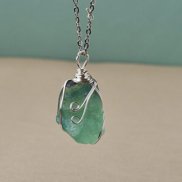 The Himalayan Palette | 8-Piece Handcrafted Raw Crystal Necklace Collection – Authentic Tibetan-Inspired Artisan Set