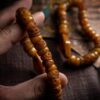 Himalayan Inspired Hand-Carved Bone Bracelet | Citipati Yak Bone Mala | Mindfulness & Serenity