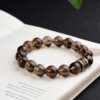 Shadows of the Himalayas | Natural Smoky Quartz & Tiger’s Eye Grounding Bracelet