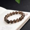 Shadows of the Himalayas | Natural Smoky Quartz & Tiger’s Eye Grounding Bracelet