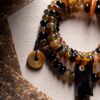 Authentic Tibetan Natural Goat Horn 108 Mala Beads - Spiritual Mala Necklace & Bracelet for Daily Presence