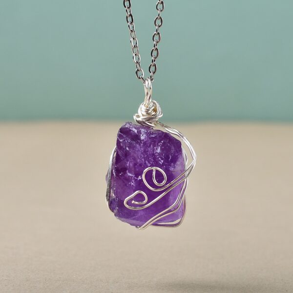 The Himalayan Palette | 8-Piece Handcrafted Raw Crystal Necklace Collection – Authentic Tibetan-Inspired Artisan Set