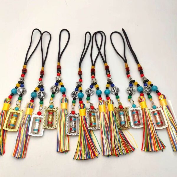 The Echoes of Himalaya: A 6-Piece Handcrafted Prayer Wheel Collection