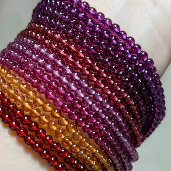 Himalayan Soul | Seeds of the Earth Deep Wine-Red Natural Garnet Multi-Wrap Bracelet — A Timeless Companion of Purity