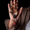 Authentic Tibetan Natural Goat Horn 108 Mala Beads - Spiritual Mala Necklace & Bracelet for Daily Presence