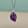 The Himalayan Palette | 8-Piece Handcrafted Raw Crystal Necklace Collection – Authentic Tibetan-Inspired Artisan Set