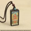 Sacred Geometry & Zodiac Guardian: Handmade Ebony Wood Tibetan Necklace