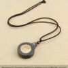 Sacred Geometry & Zodiac Guardian: Handmade Ebony Wood Tibetan Necklace